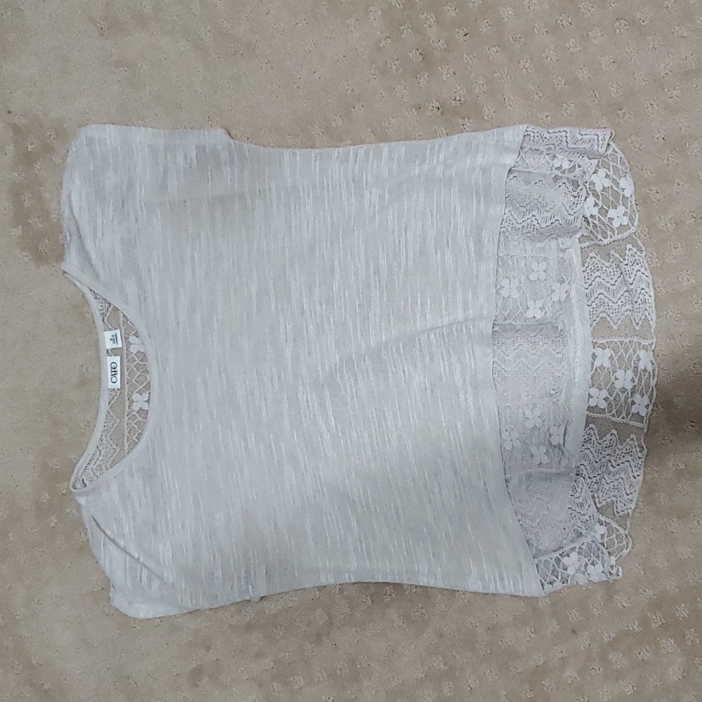 Cato brand top, size Medium,  tan